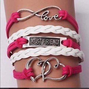 Love forever infinity bestfriend bracelt